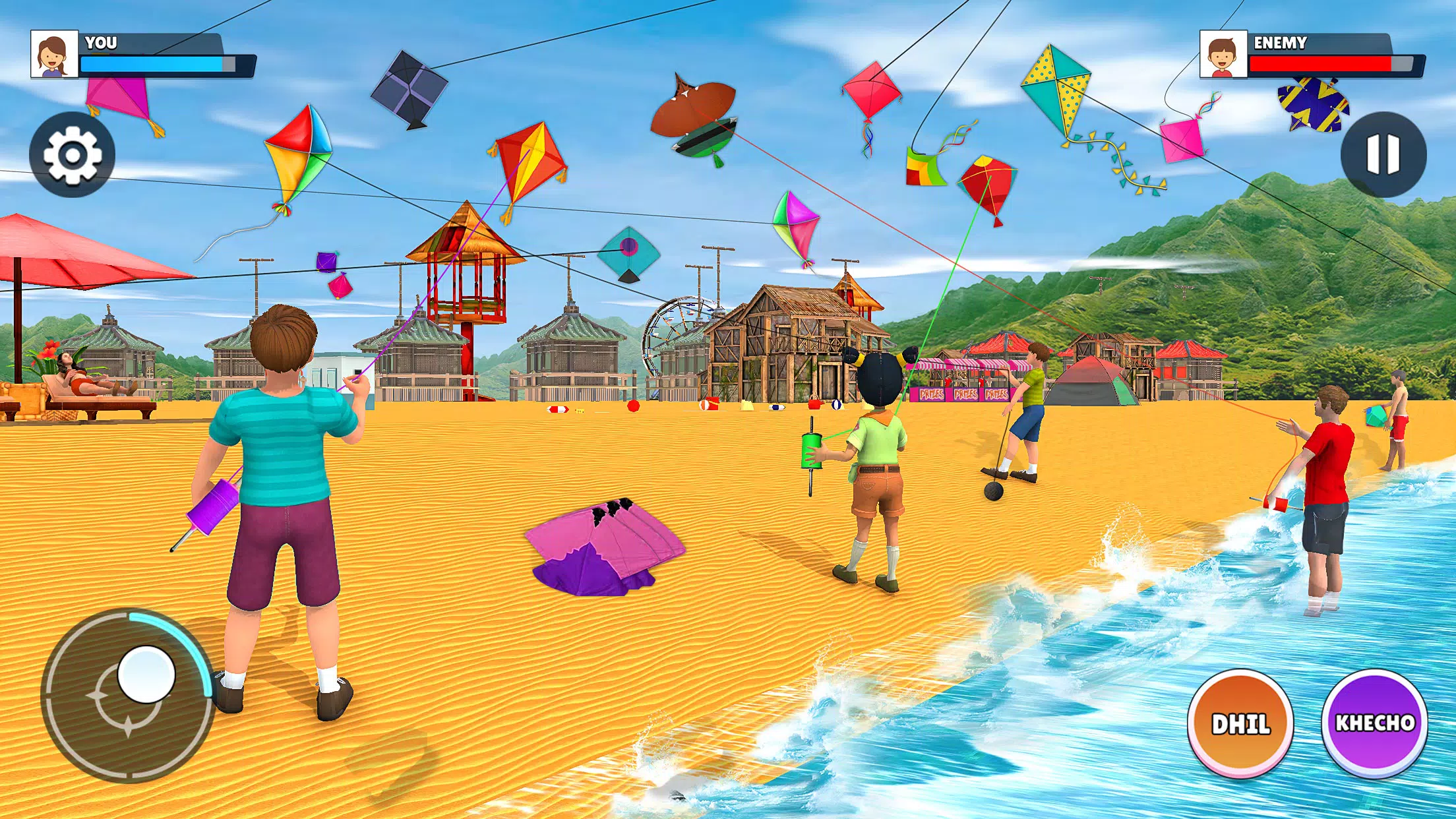 Kite Flying 3D - Pipa Combate Capture d’écran 4
