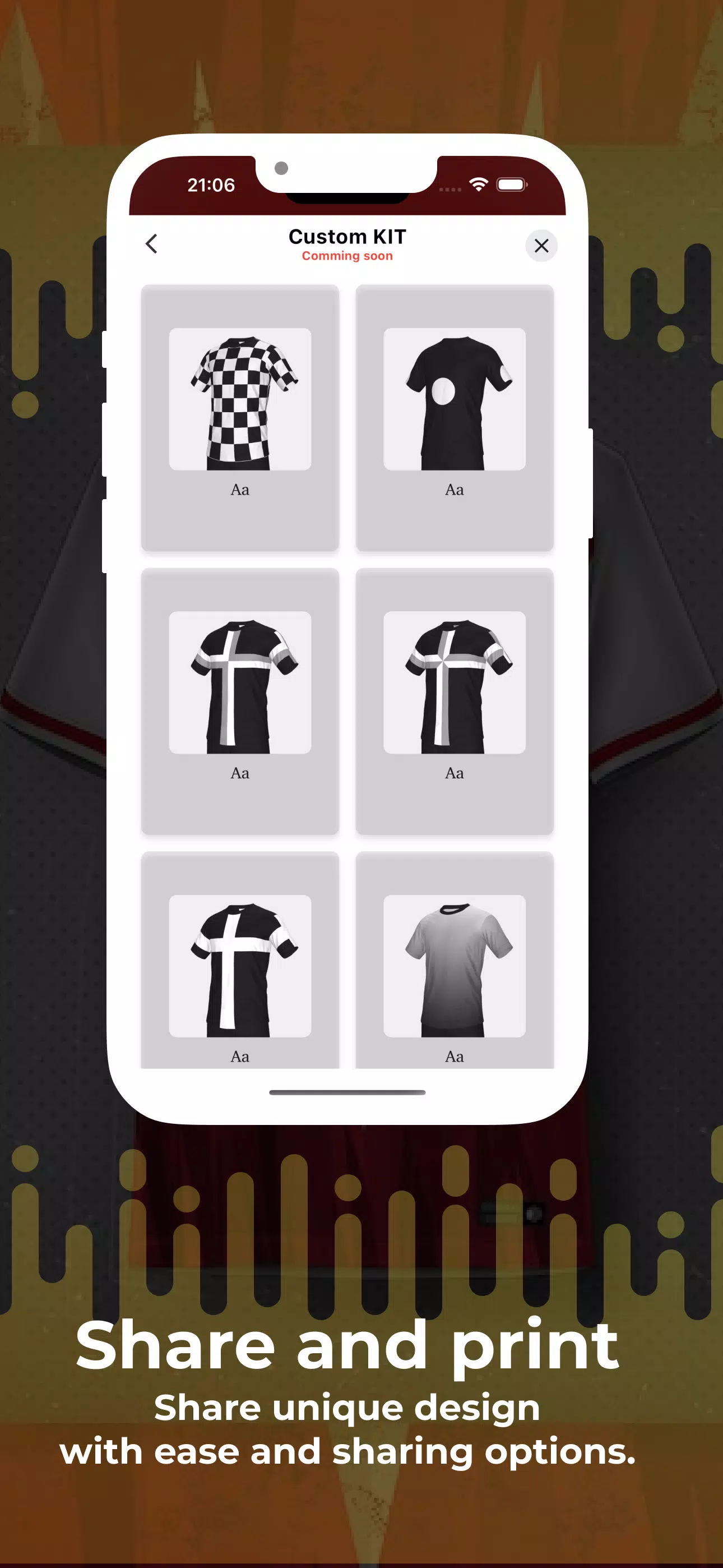 Football Jersey Kit Creator Captura de tela 4