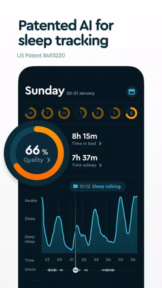 Sleep Cycle ：睡眠分析和智能闹钟应用截图第2张