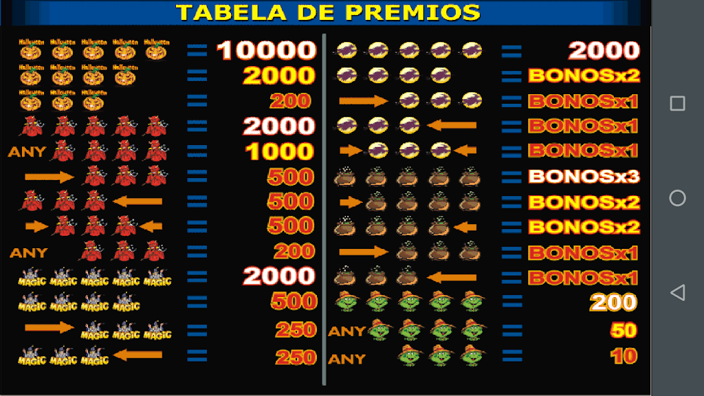 Halloween Slots Caça Níquel Capture d’écran 3
