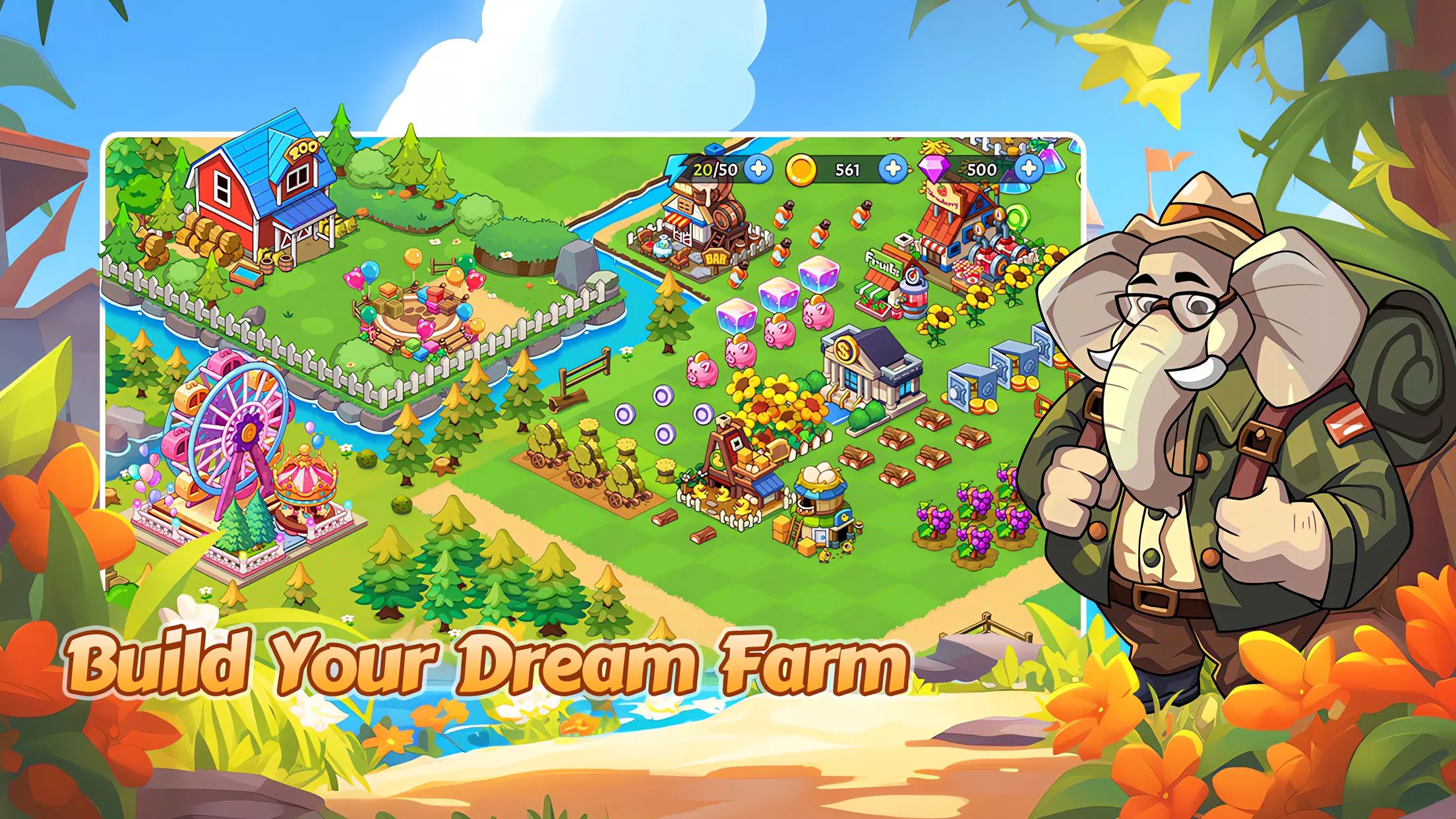 Farm Merge Captura de tela 3