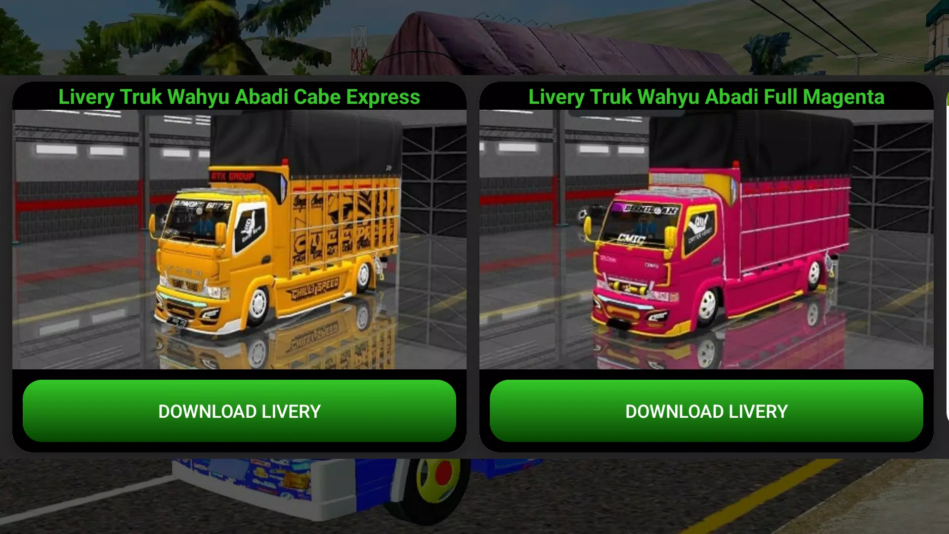 Mod Truck Wahyu Abadi Bussid スクリーンショット 4