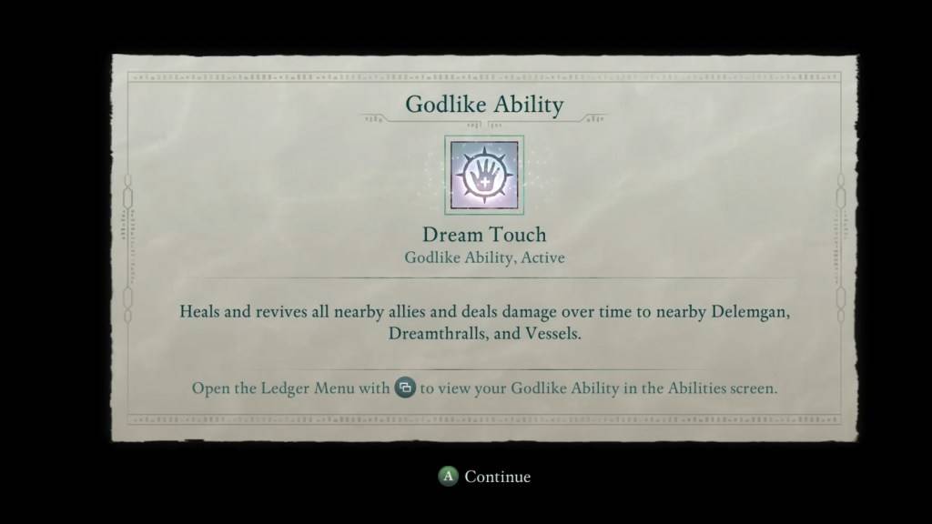 Avowed - Dream Touch Ability Description