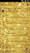 SMS Messages GlitterGold Glass應用截圖第3張