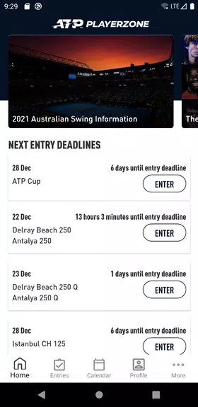 ATP PlayerZone Captura de tela 2