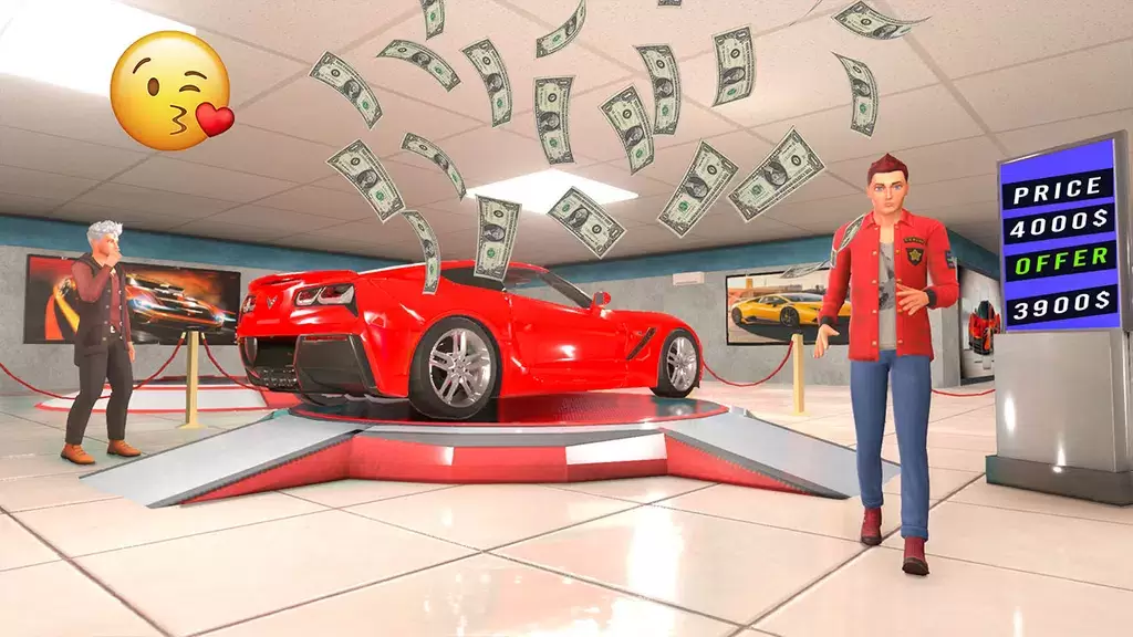 Car Dealer Tycoon Auto Shop 3D Zrzut ekranu 1