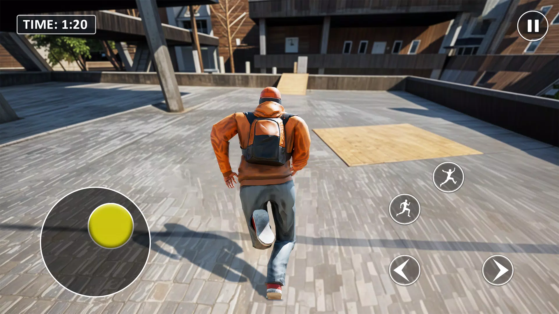 Go Up Rooftop Run Parkour Game Screenshot 2