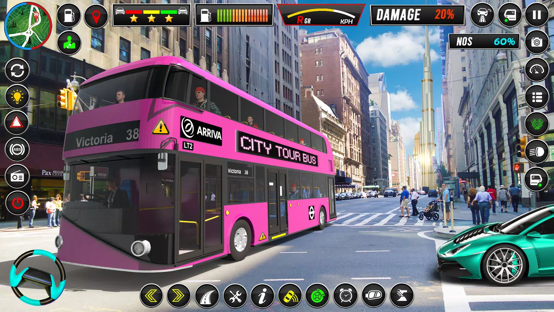 Real Bus Simulator Coach Bus Captura de tela 3