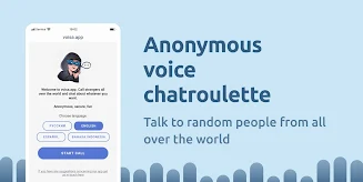Voisa: voice chatroullette Schermafbeelding 3