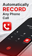 Auto Call recorder App Ekran Görüntüsü 1
