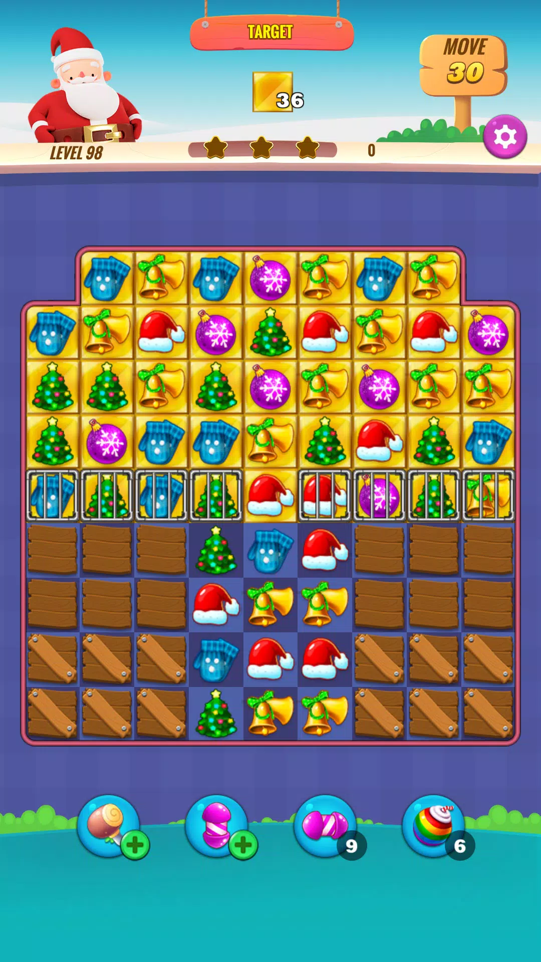 Christmas NewYear Match Game Capture d’écran 3