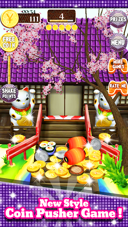 Coin Japan Pusher Fever Mania應用截圖第1張