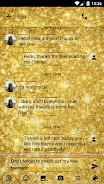 SMS Messages GlitterGold Glass應用截圖第2張