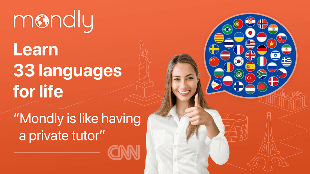 Learn 33 Languages – Mondly Mod ภาพหน้าจอ 1