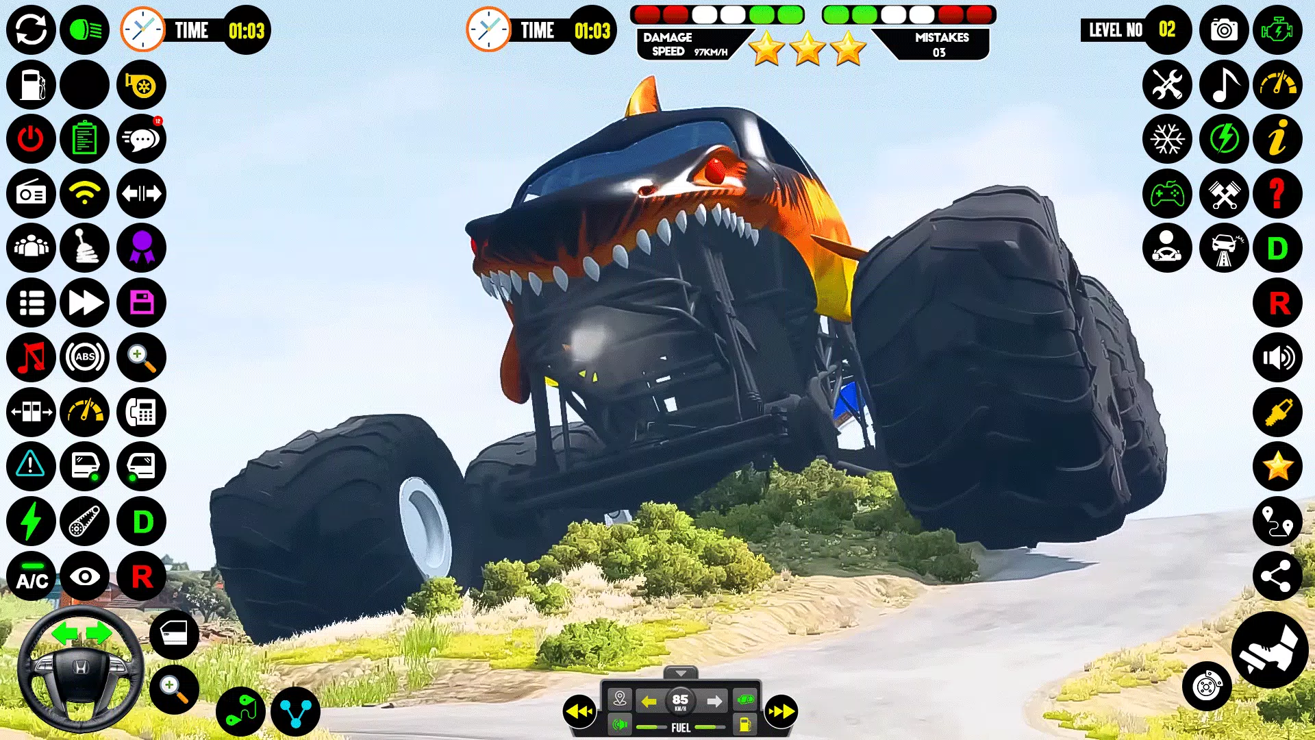Monster Truck Racing: Truck 3D Captura de pantalla 2