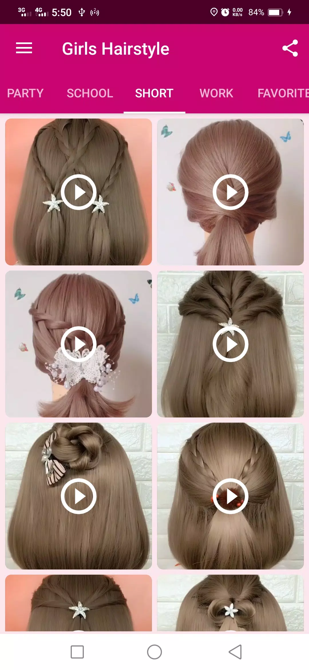 Girls Hairstyle Скриншот 4
