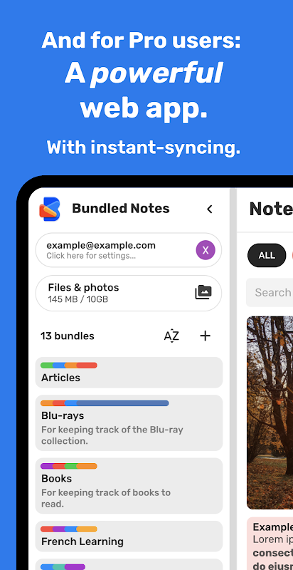 Bundled Notes - Lists, To-do Schermafbeelding 1