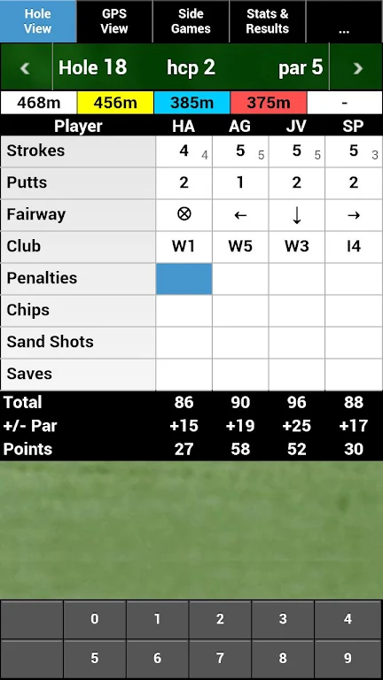 mScorecard - Golf Scorecard應用截圖第2張