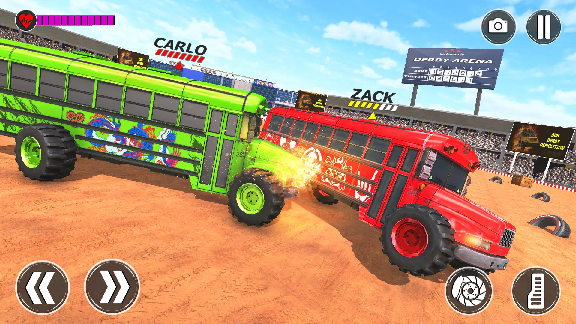 Monster Bus Derby Destruction Capture d’écran 3