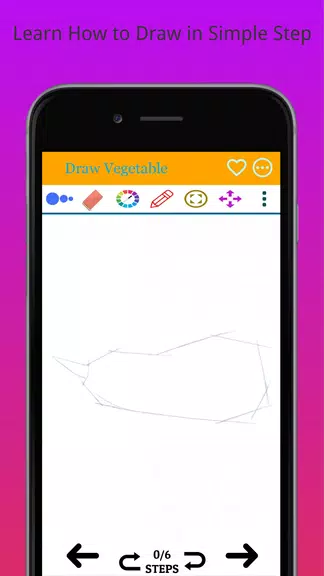 How to Draw Real Vegetables Captura de pantalla 1