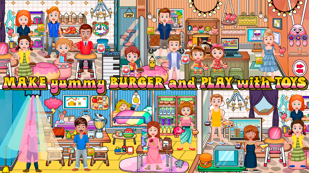My Family Town : Resturant应用截图第2张
