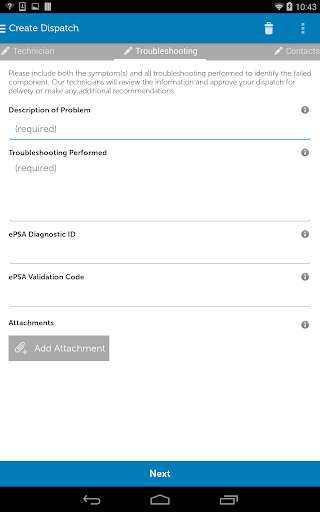 Dell TechDirect Schermafbeelding 2