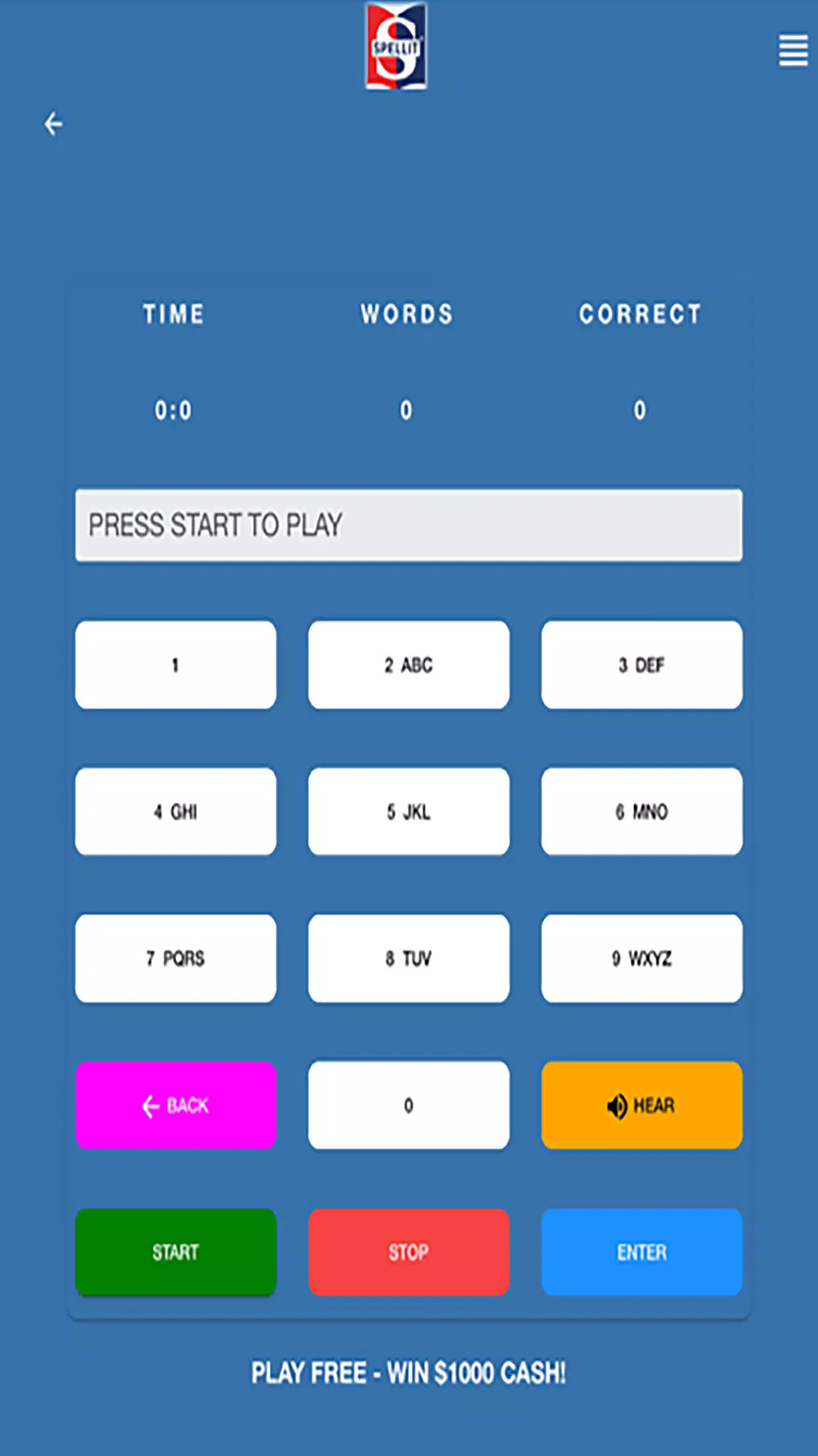 SPELLIT® SPELL WORDS WIN CASH应用截图第2张