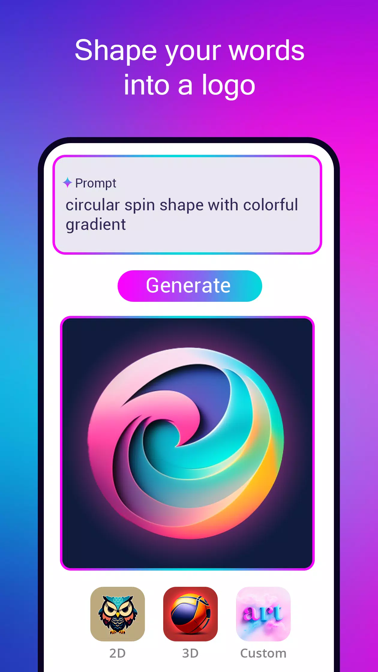 Logo maker AI Logo generator Capture d’écran 2