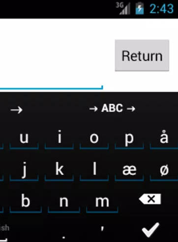 Danish for AnySoftKeyboard Capture d’écran 3