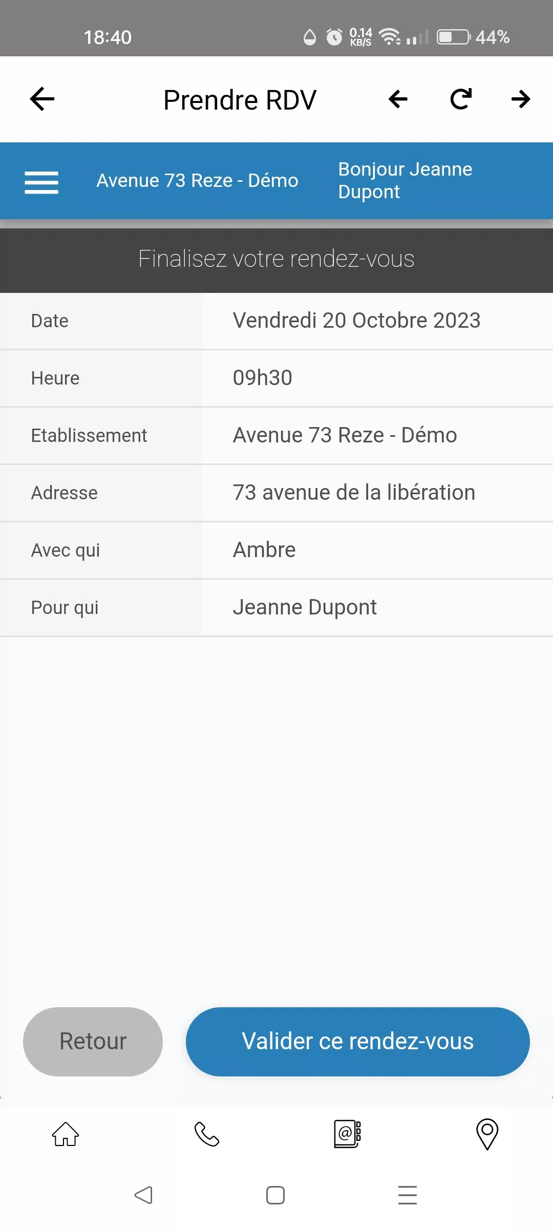 mon coiffeur スクリーンショット 4