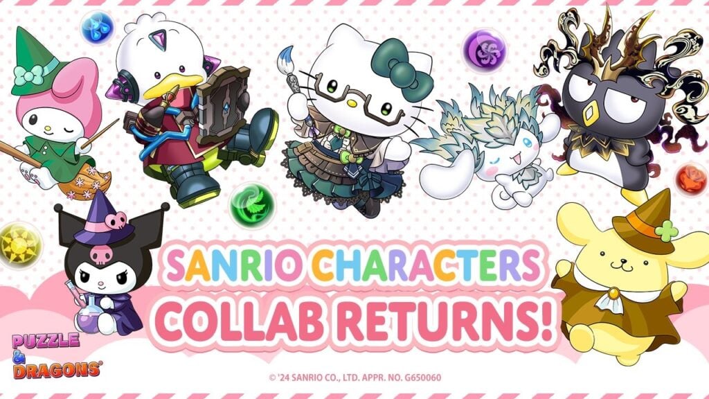 Puzzle＆Dragons與Sanrio角色合作放棄了