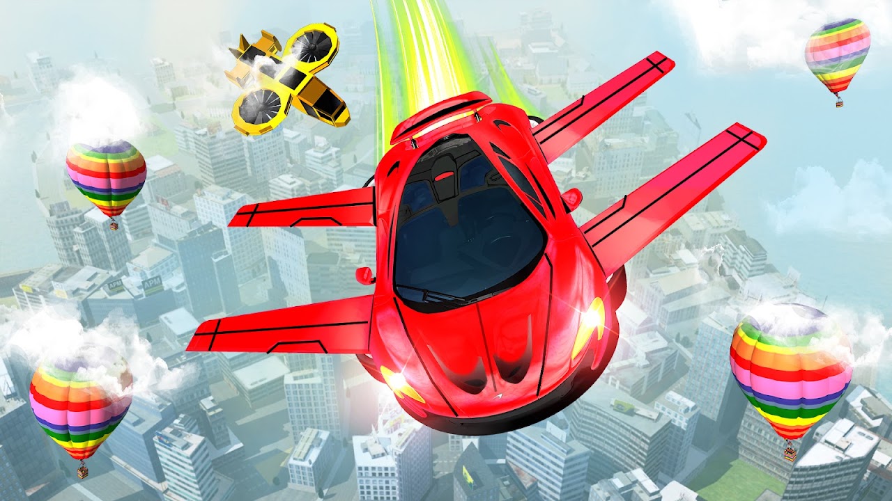 Flying car- Robot Transformation Car Driving Ảnh chụp màn hình 3