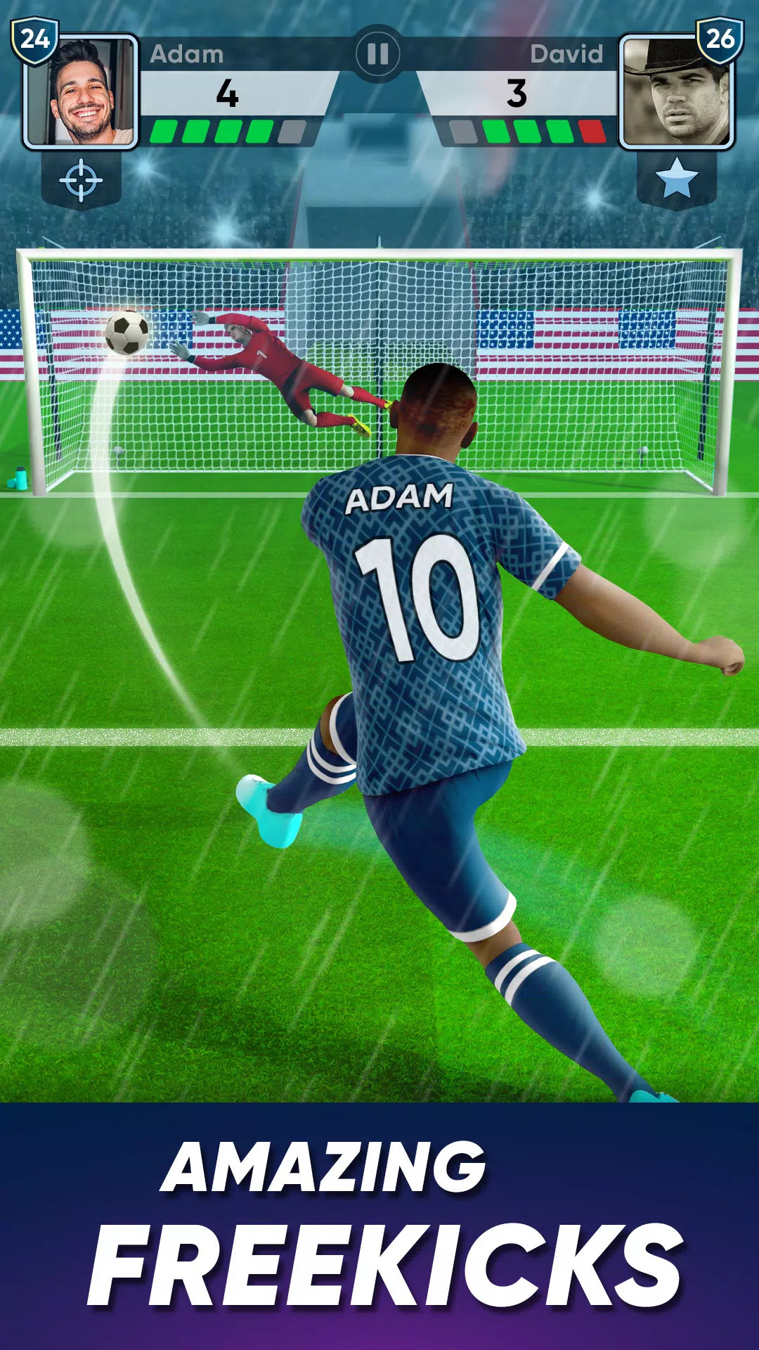 SOCCER Kicks - Stars Strike 24 スクリーンショット 2