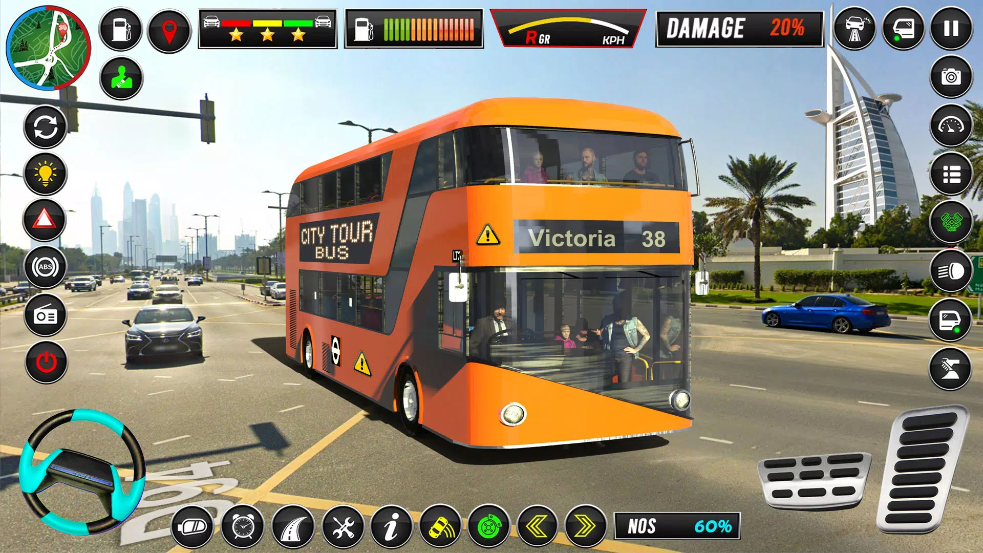 Real Bus Simulator Coach Bus Captura de tela 1