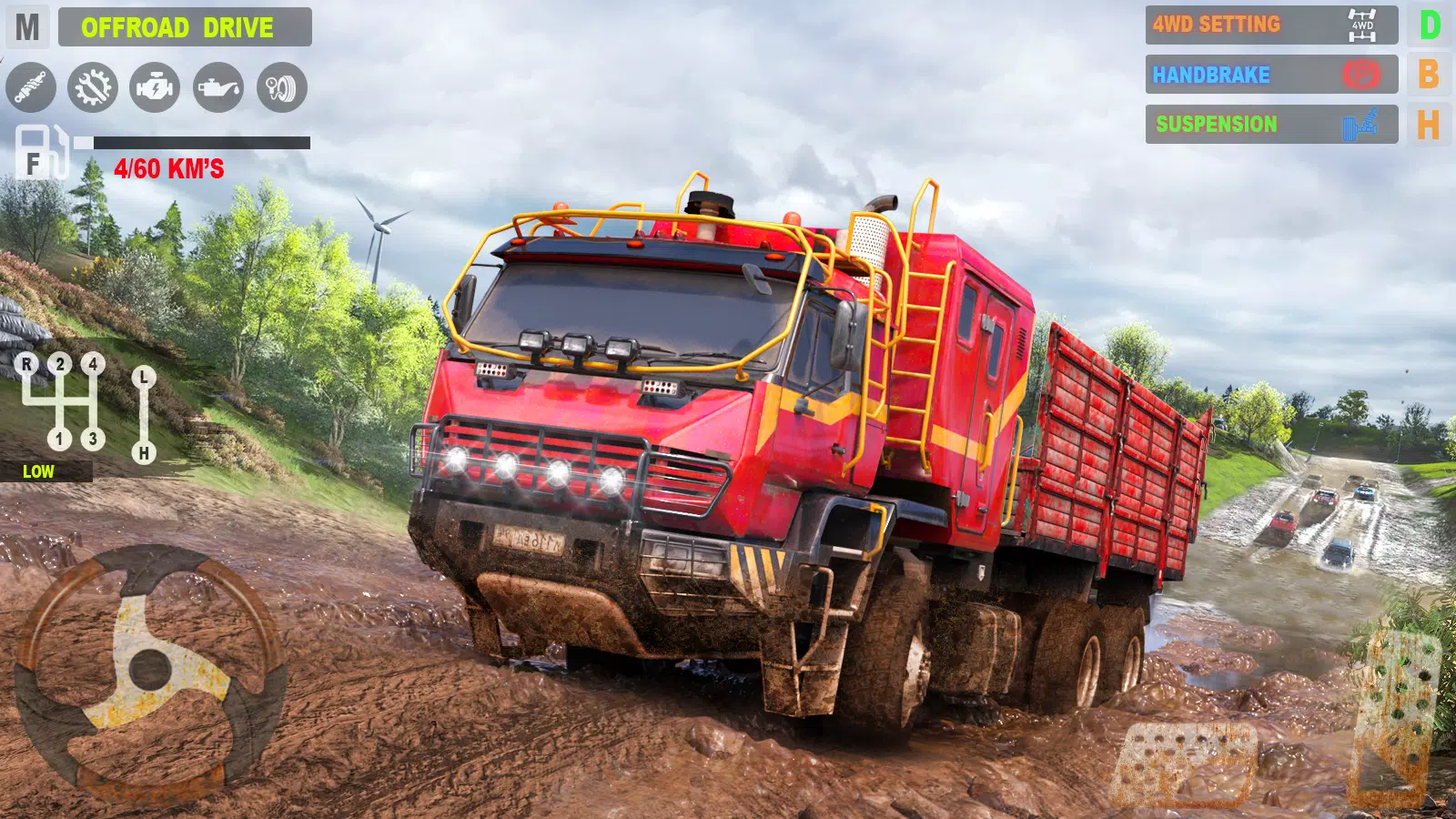 Offroad Mudrunner Games 3D Captura de tela 4