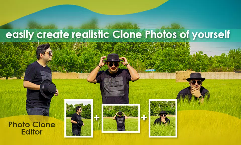 Photo Clone App twins Editor スクリーンショット 2