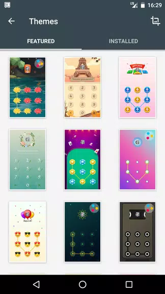 Schermata AppLock Theme Flying Butterfly 3