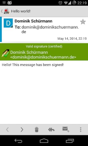 OpenKeychain: Easy PGP Screenshot 1