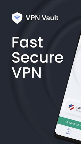 VPN Vault - Super Proxy VPN ဖန်သားပြင်ဓာတ်ပုံ 1