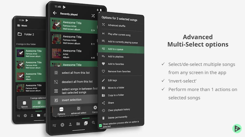 Musicolet Music Player Mod Ảnh chụp màn hình 4