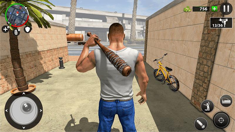 Real Grand Gangster Crime City Tangkapan skrin 3