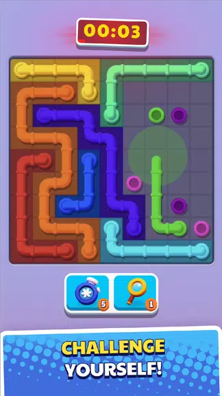 Connect Pipe! Color Line Game應用截圖第4張