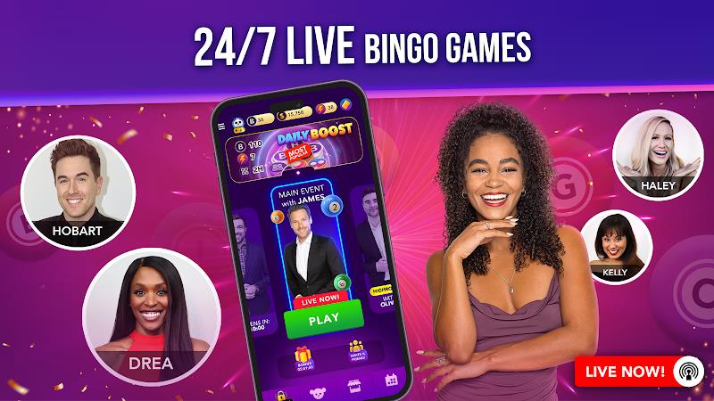 Live Play Bingo: Real Hosts स्क्रीनशॉट 3