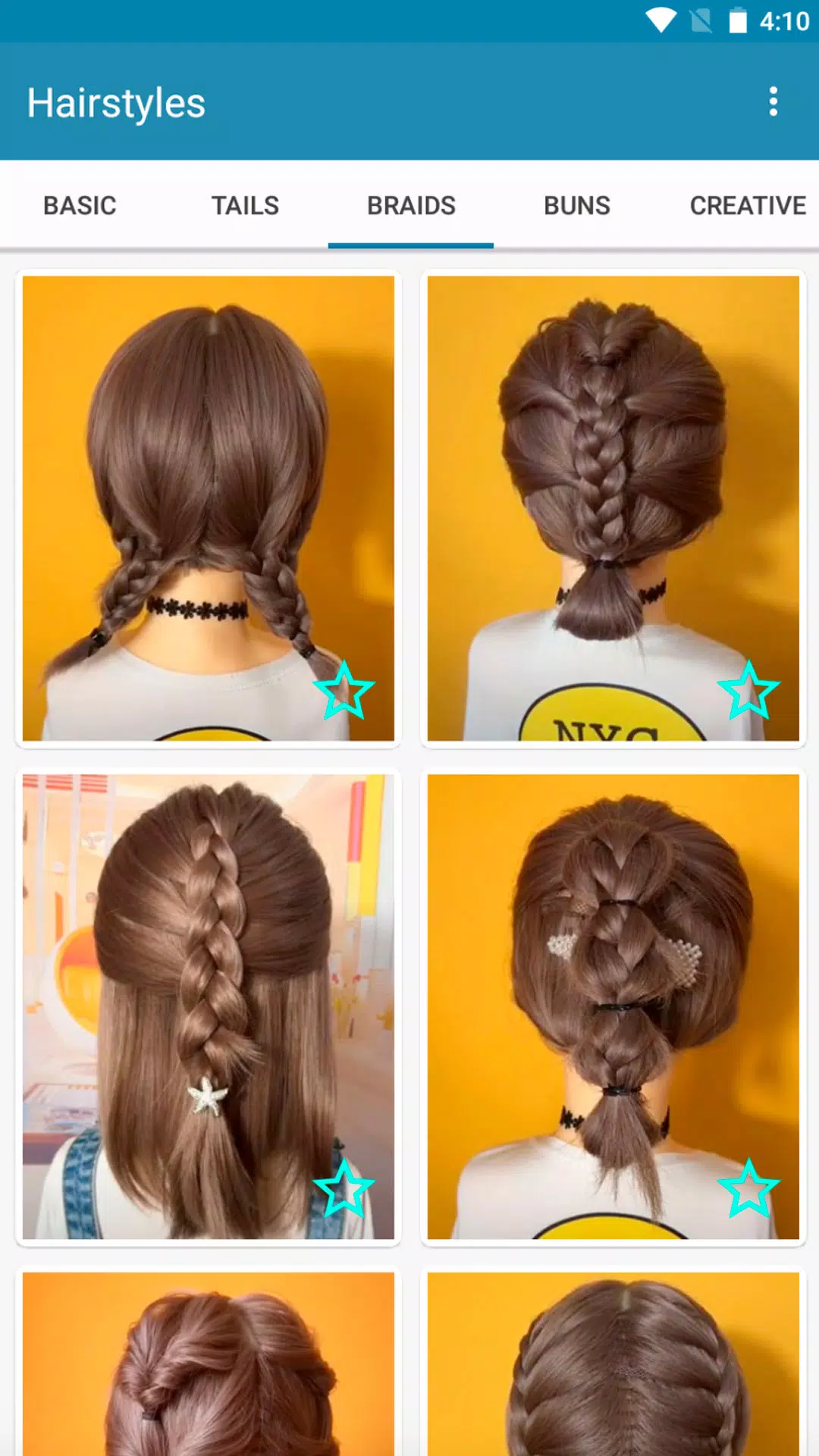 Coiffures pour cheveux courts Capture d’écran 4