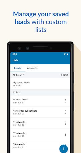 LinkedIn Sales Navigator ภาพหน้าจอ 4