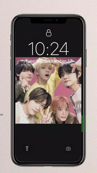 TXT Wallpaper & HD Photo Captura de tela 3