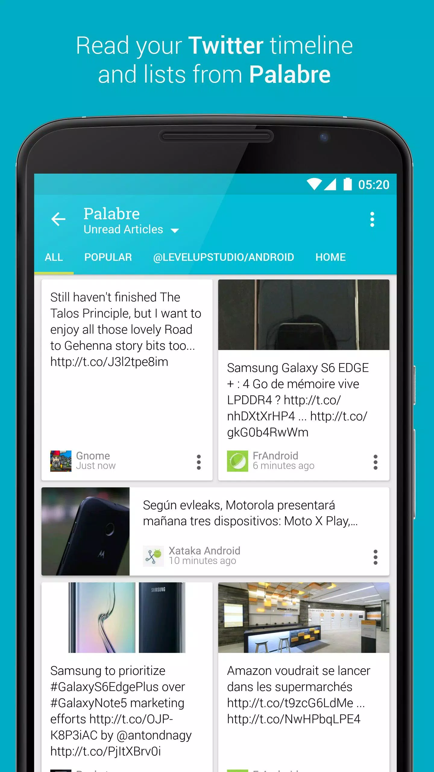 Palabre for Twitter ဖန်သားပြင်ဓာတ်ပုံ 1