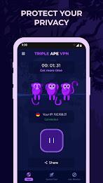 Triple Ape VPN - Safe & Secure Ekran Görüntüsü 1