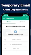 Temp Email Pro - Multiple Mail ဖန်သားပြင်ဓာတ်ပုံ 1