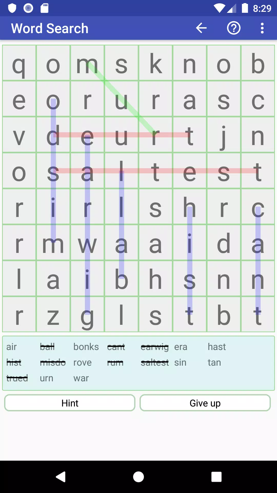 WGC Word Game Collection應用截圖第2張